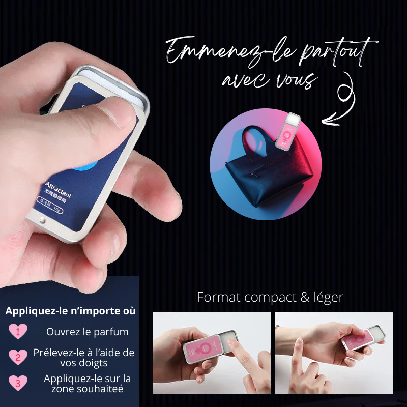 Lot de 2 Parfums Solides Désir Extrême aux Phéromones