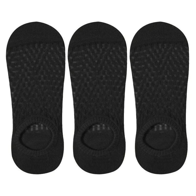 Lot 3 Paires Socquettes Invisibles Femme Maille Fine Respirante été