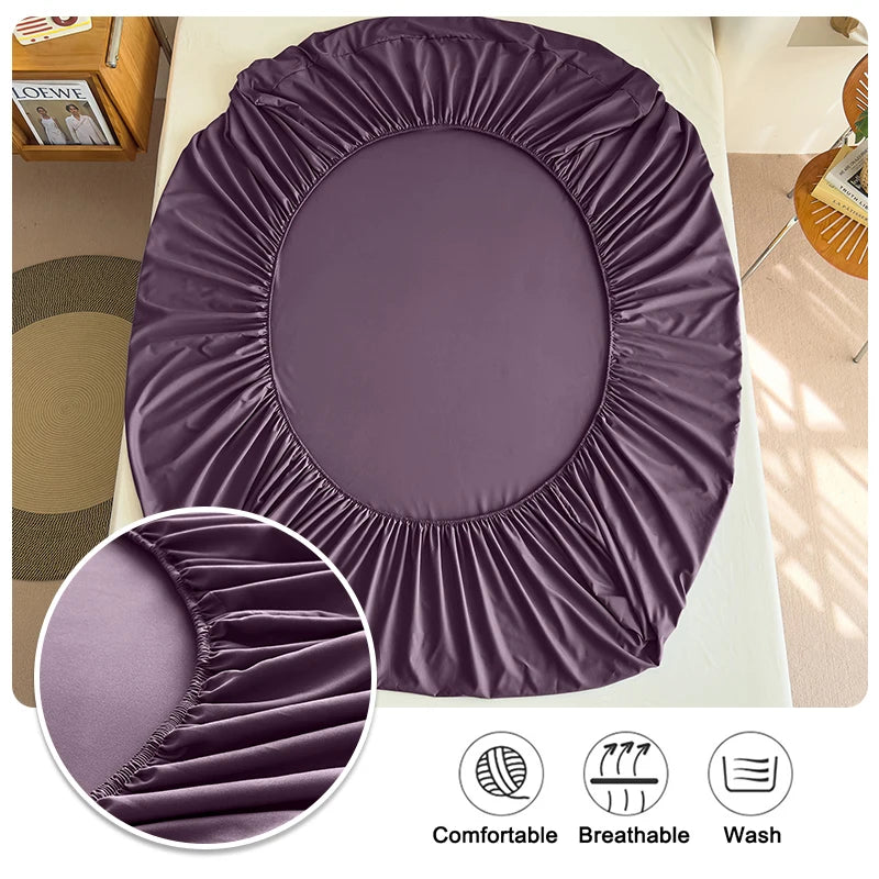 Drap-Housse Rafraîchissant d’Été – Tissu Respirant, Doux pour la Peau avec Bande Élastique