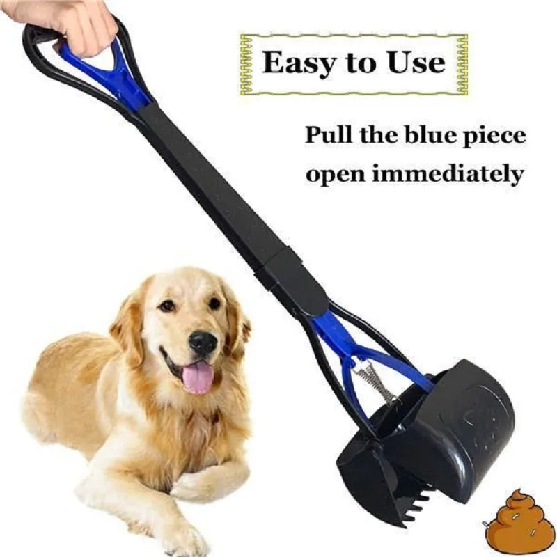 Pince Ramasse-Crottes 45CM pour Chien & Chat – Long Manche, Robuste & Pliable