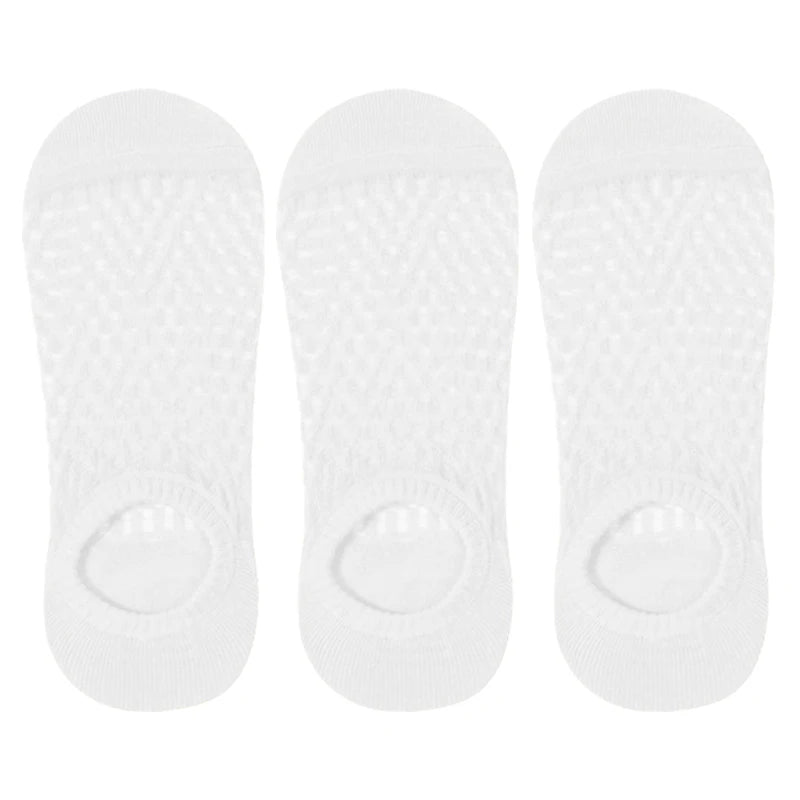 Lot 3 Paires Socquettes Invisibles Femme Maille Fine Respirante été