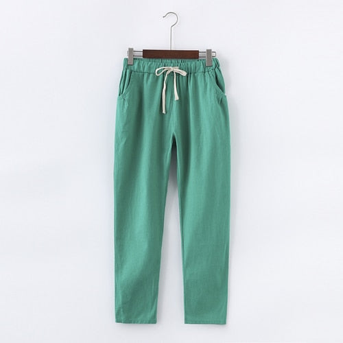Pantalon Lin et Coton - Femme