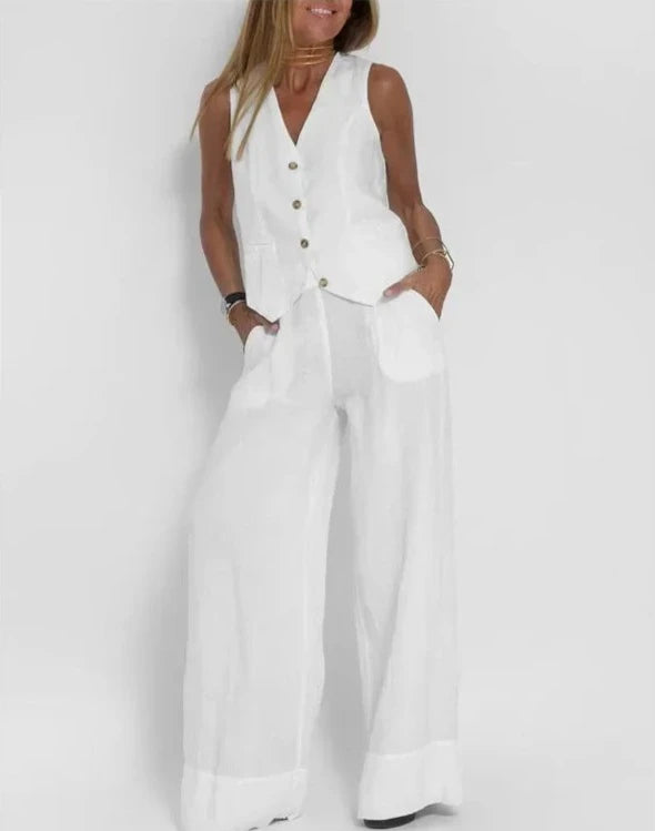 Ensemble en lin et coton - Femme