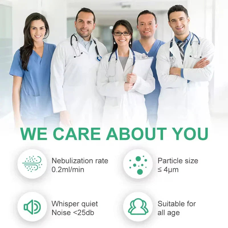 Mini Nébuliseur Médical - Idéal pour maladies respiratoires