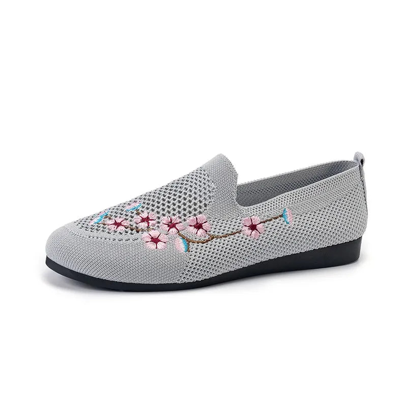 Ballerines en Maille respirante Détail Broderie - Printemps 2025