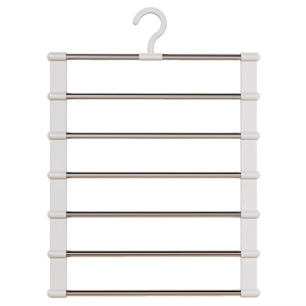 Cintre Porte-Pantalons Pliable 6 Niveaux Gain de Place – 1 ACHETÉ = 1 OFFERT