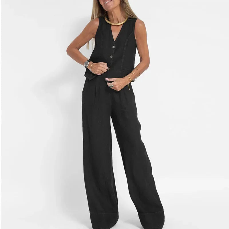 Ensemble en lin et coton - Femme