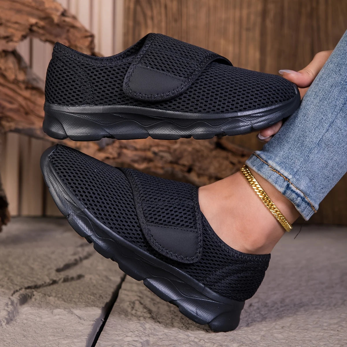Chaussures Pied Large Antidérapantes – Style & Aération