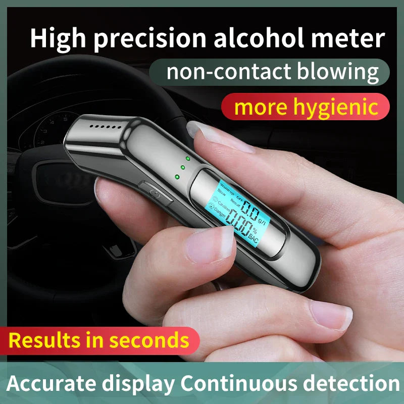 Mini Alcootest Hygiénique sans contact - Résultat EXPRESS