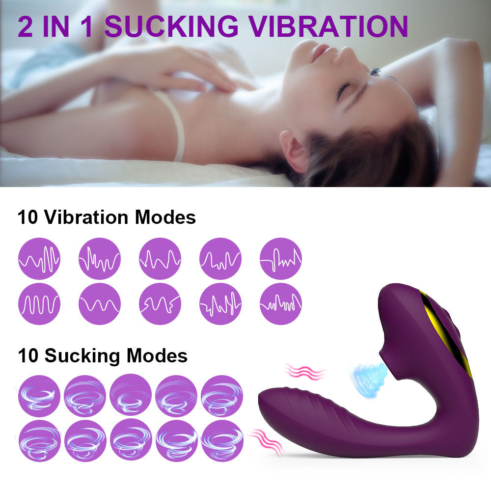 SUCKING - Vibromasseur 2 en 1