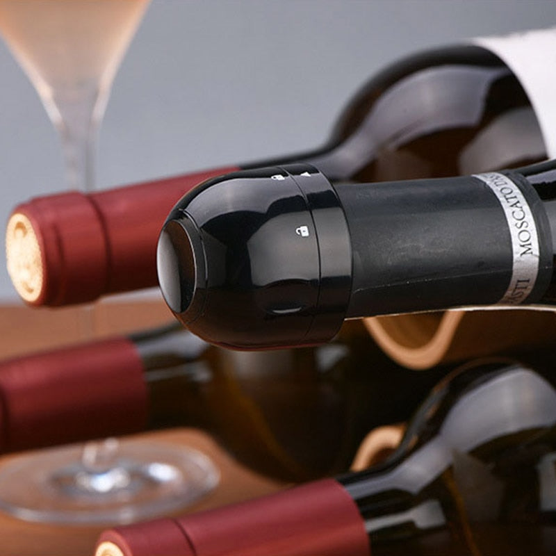 4x Bouchons Hermétiques pour Bouteille de Vin et Champagne