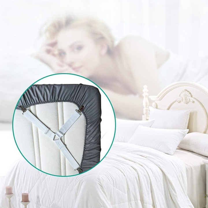 Attaches Anti Glisse Drap de Dessous