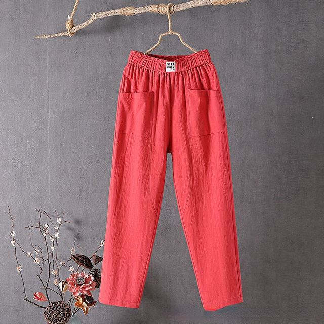 Pantalon ample femme