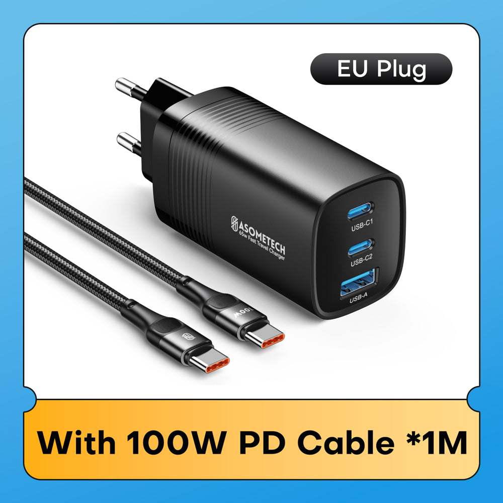 Noir - avec cable USB C