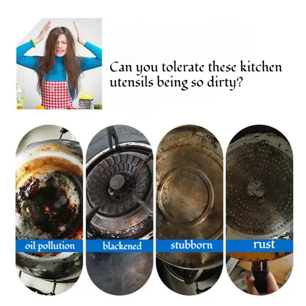 Nettoyant Dégraissant Puissant Cuisine 100ML – Casseroles, Four et Plaques de Cuisson + Éponge Offerte