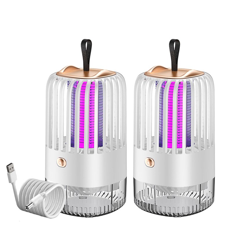 Lot de 2 Lampes anti-moustiques USB