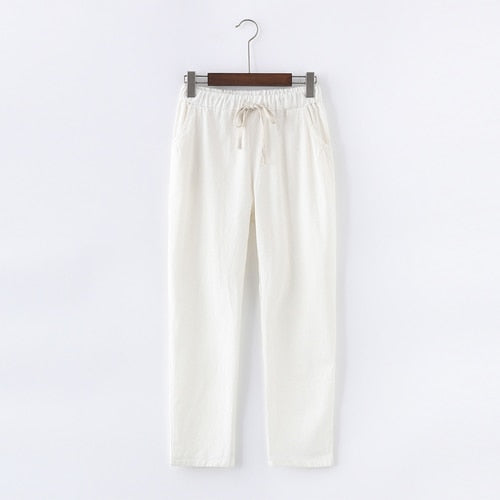 Pantalon Lin et Coton - Femme