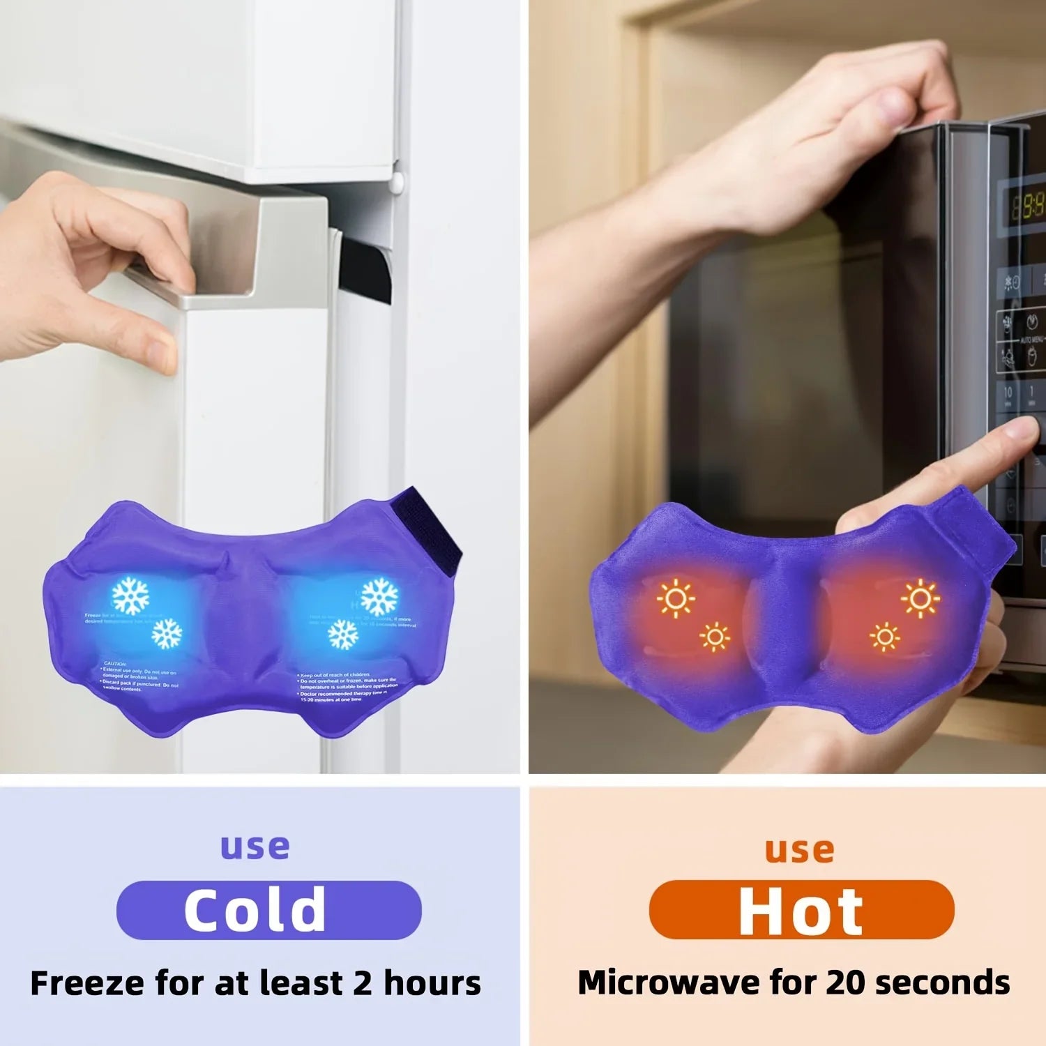 Attelle Gel Chaud/Froid à scratch - Soulagement Douleur
