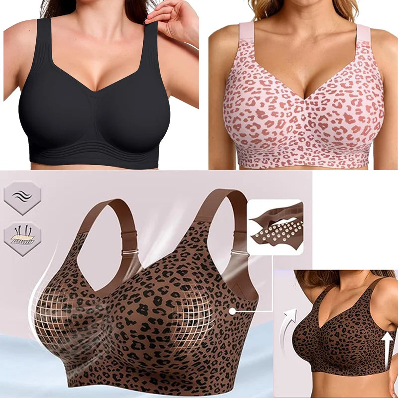 Soutien-Gorge Femme Sans Coutures, Sans Armatures & à Maintien Optimal – Larges Bretelles & Grandes Tailles