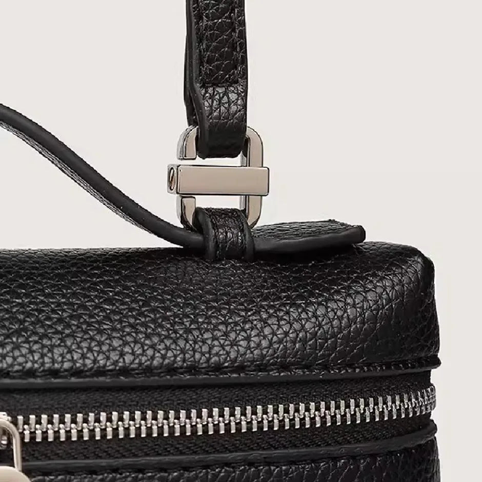 Mini Sac Cuir PU Bandoulière Compact & Chic
