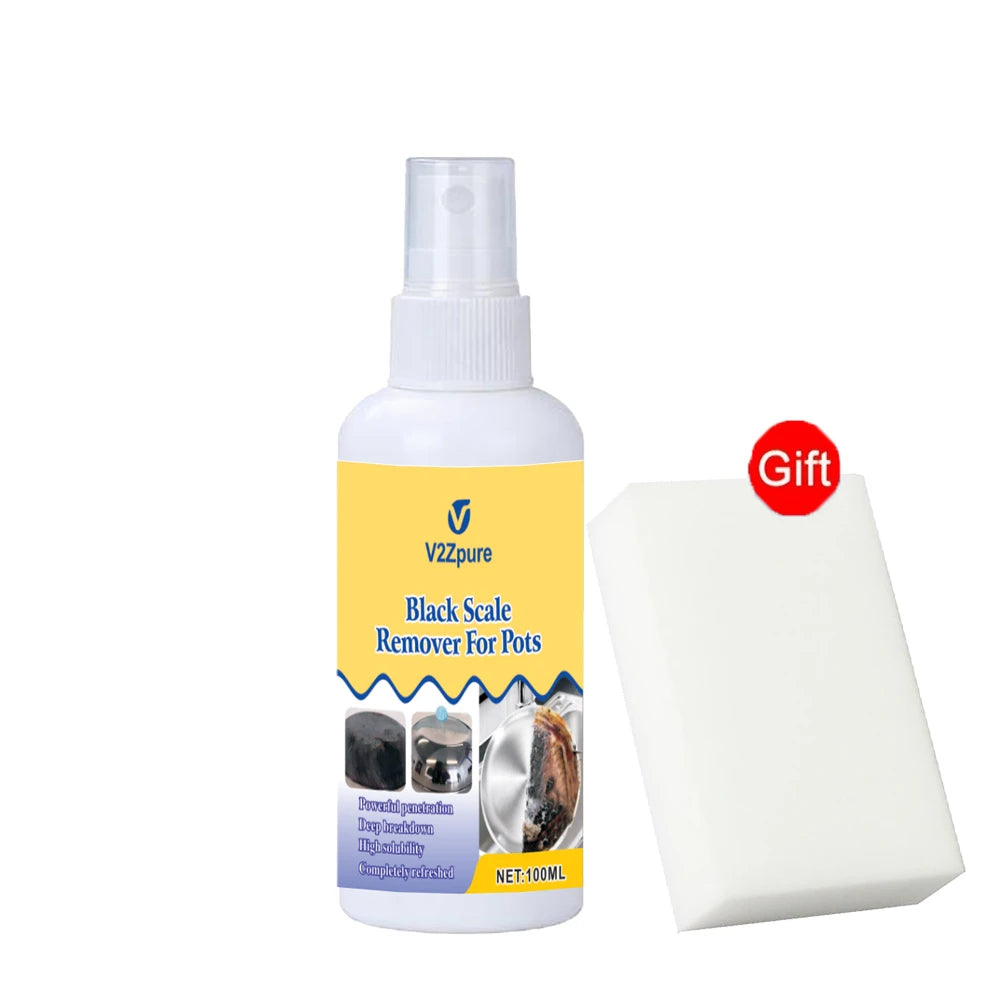 Nettoyant Dégraissant Puissant Cuisine 100ML – Casseroles, Four et Plaques de Cuisson + Éponge Offerte