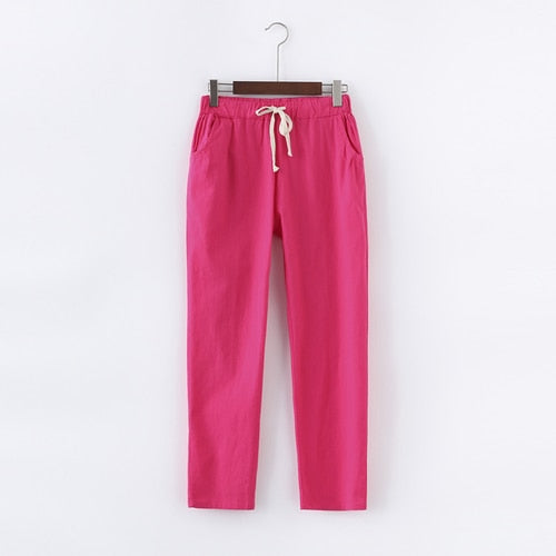 Pantalon Lin et Coton - Femme