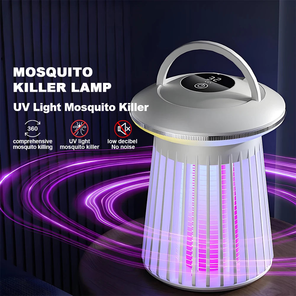 Lampe Répulsive à Choc Électrique – 360° Sans Bruit