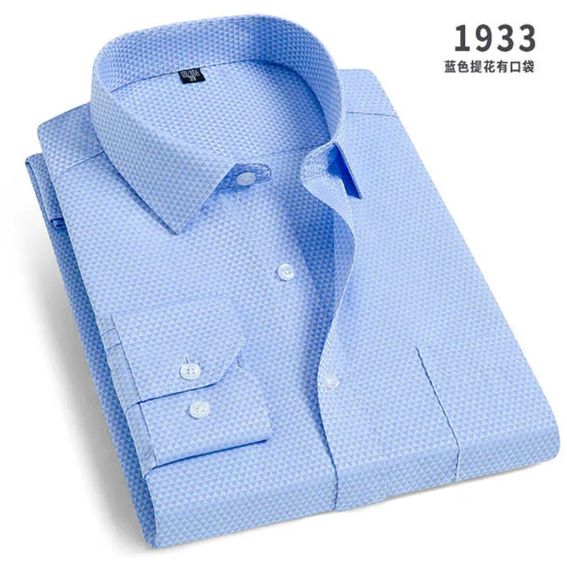 Chemise Homme à Rayures & Manches Longues – Sans Repassage, Anti-froissage et Respirante