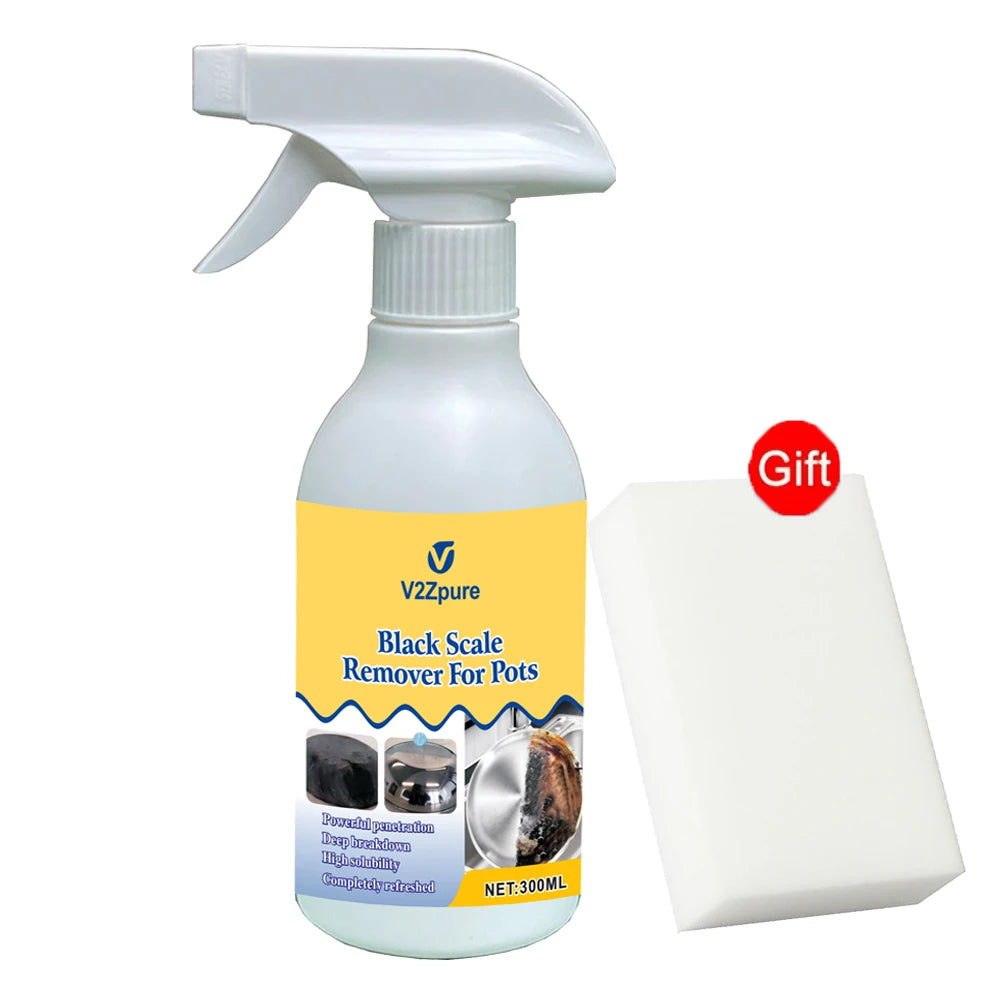 Nettoyant Dégraissant Puissant Cuisine 100ML – Casseroles, Four et Plaques de Cuisson + Éponge Offerte