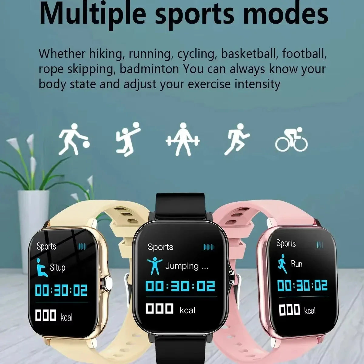 Montre Connectée Multifonction + Ecouteurs Bluetooth OFFERTS