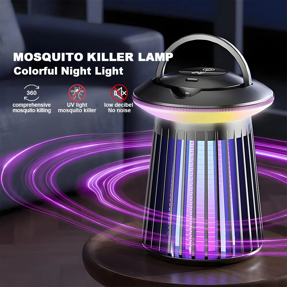 Lampe Répulsive à Choc Électrique – 360° Sans Bruit
