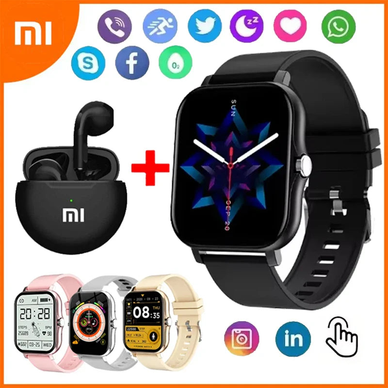 Montre Connectée Multifonction + Ecouteurs Bluetooth OFFERTS