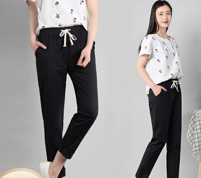 Pantalon Lin et Coton - Femme