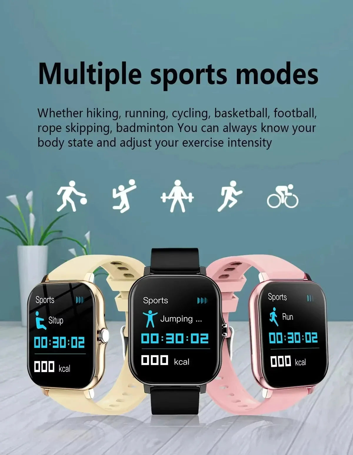 Montre Connectée Multifonction + Ecouteurs Bluetooth OFFERTS