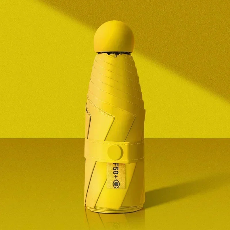 Mini Parapluie Capsule avec boite de rangement – Soleil & Pluie