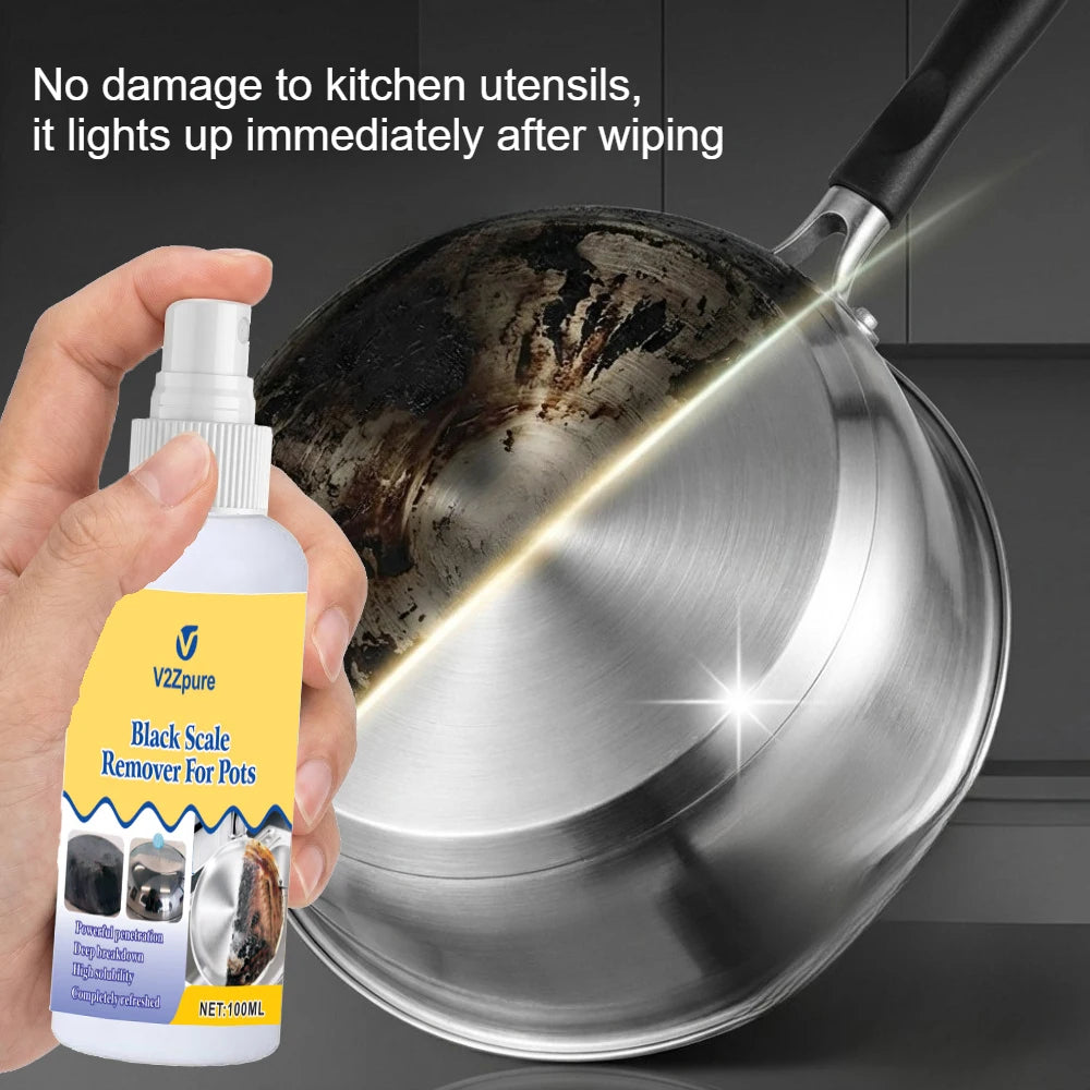 Nettoyant Dégraissant Puissant Cuisine 100ML – Casseroles, Four et Plaques de Cuisson + Éponge Offerte