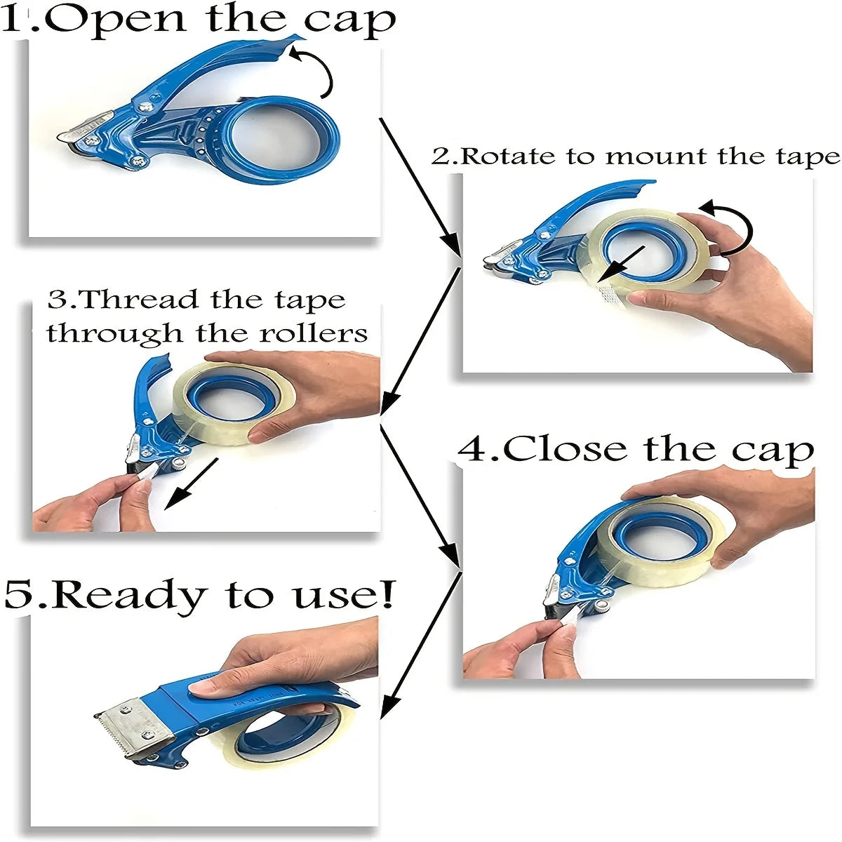 Coupe-Ruban Ergonomique pour Emballage Rapide