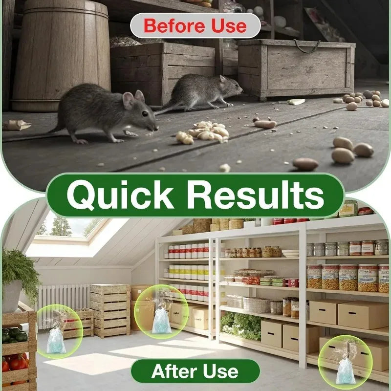 Lot de 20 Pastilles Répulsives à la Menthe – Protection Intérieur & Extérieur contre Rats, Souris et Nuisibles