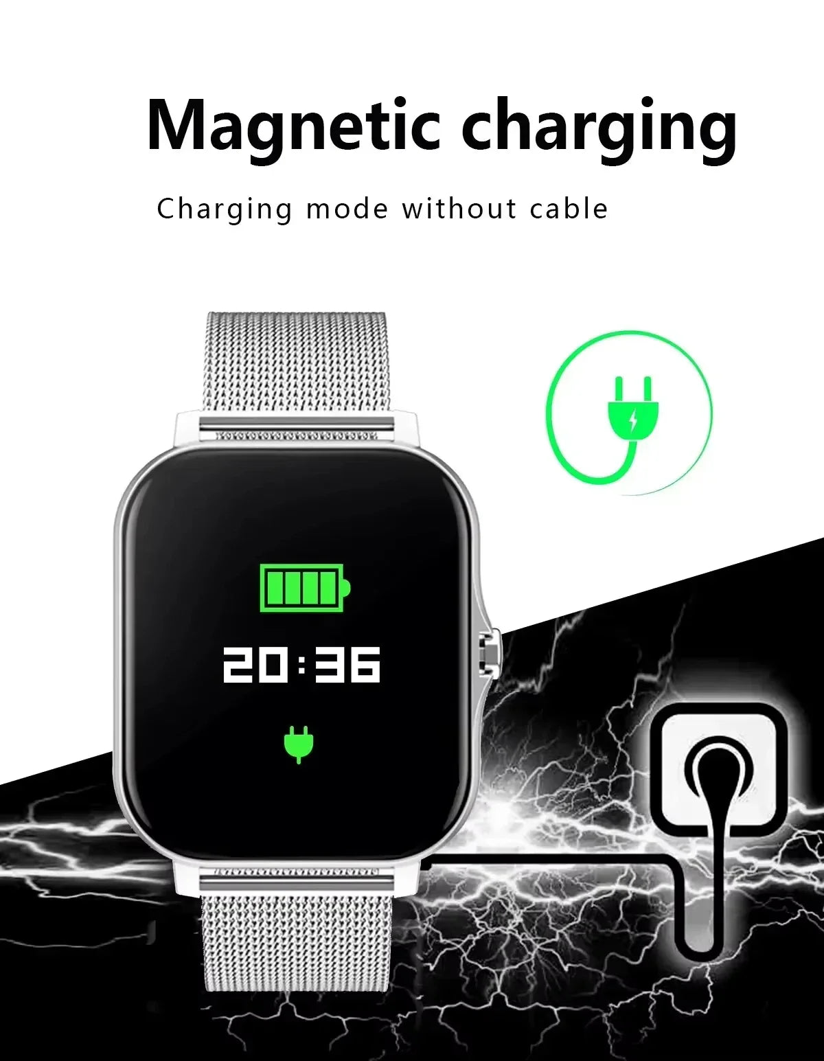 Montre Connectée Multifonction + Ecouteurs Bluetooth OFFERTS