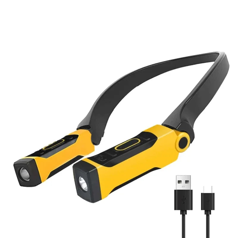 Lampe Tour de Cou LED Rechargeable pour Lecture et Réparation