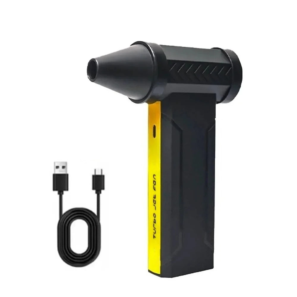 Mini Souffleur d'Air Turbo 130000 tr/min 3 Vitesses — Nettoyage Voiture & PC