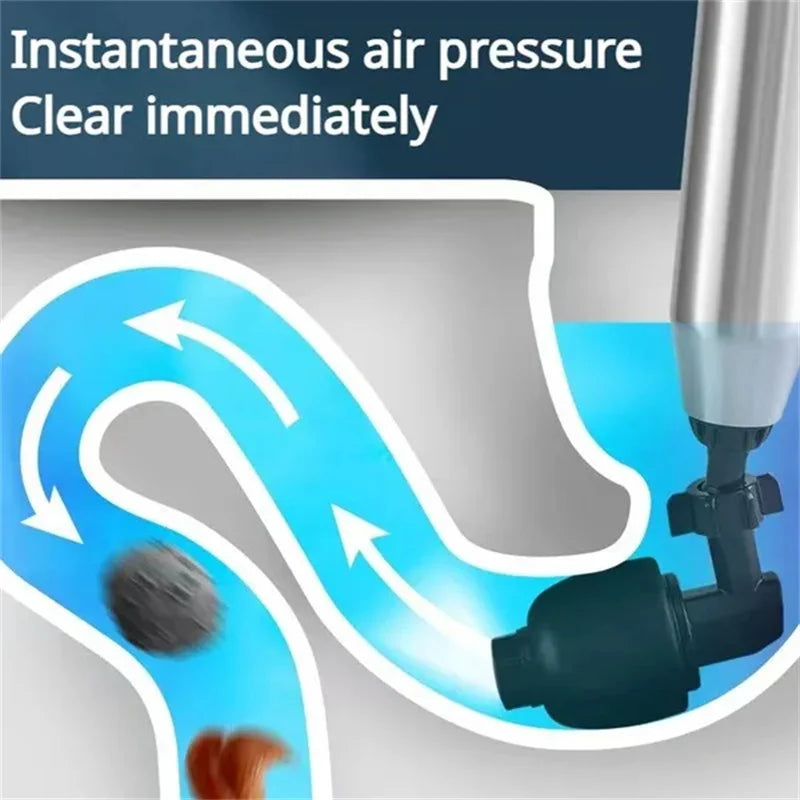 Déboucheur à Air Comprimé Inox - Efficacité Express