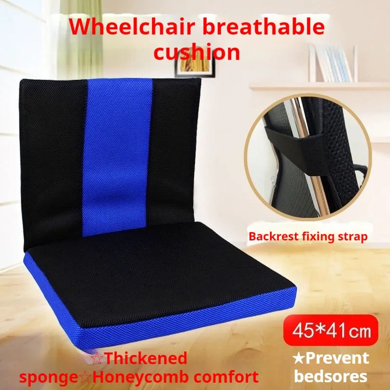 Coussin Respirant Confort Plus pour Fauteuil Roulant