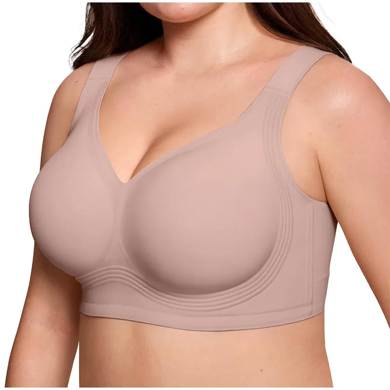 Soutien-Gorge Femme Sans Coutures, Sans Armatures & à Maintien Optimal – Larges Bretelles & Grandes Tailles