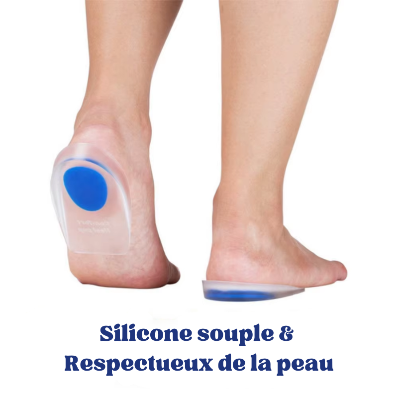 Semelle Talonnette en Gel Anti-douleurs