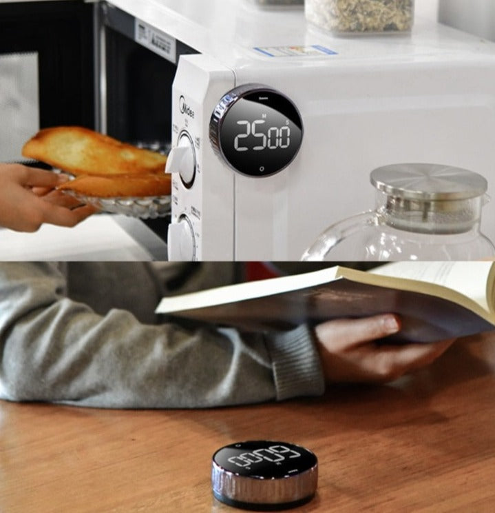 Minuteur de cuisine digital et magnétique