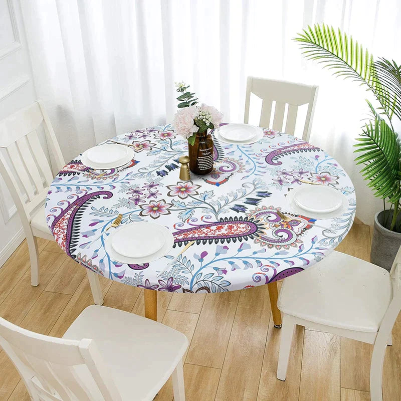 Nappe Rond Nappe ronde élastique imperméable à motifs