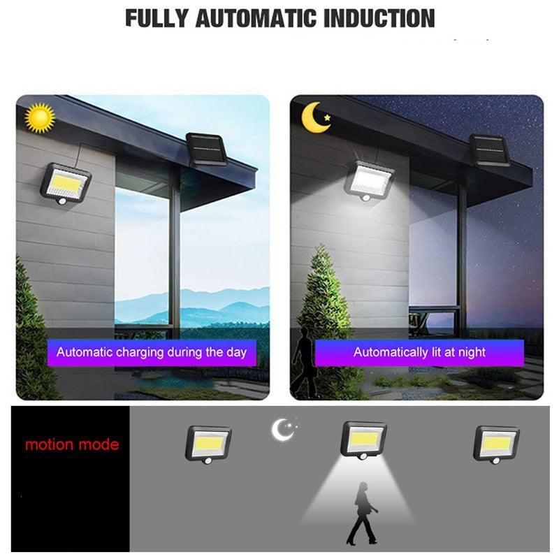 Lampe solaire avec détecteur de mouvement
