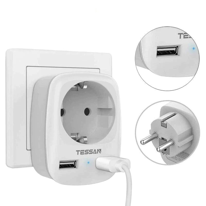 Extension prise murale USB - DealValley