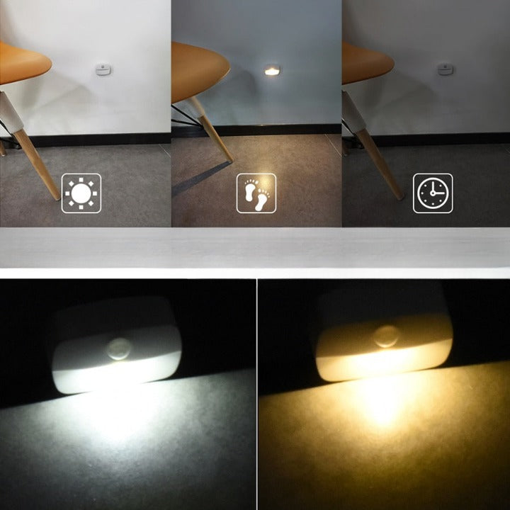 4 x SPOT LED sans-fil - detecteur de mouvement